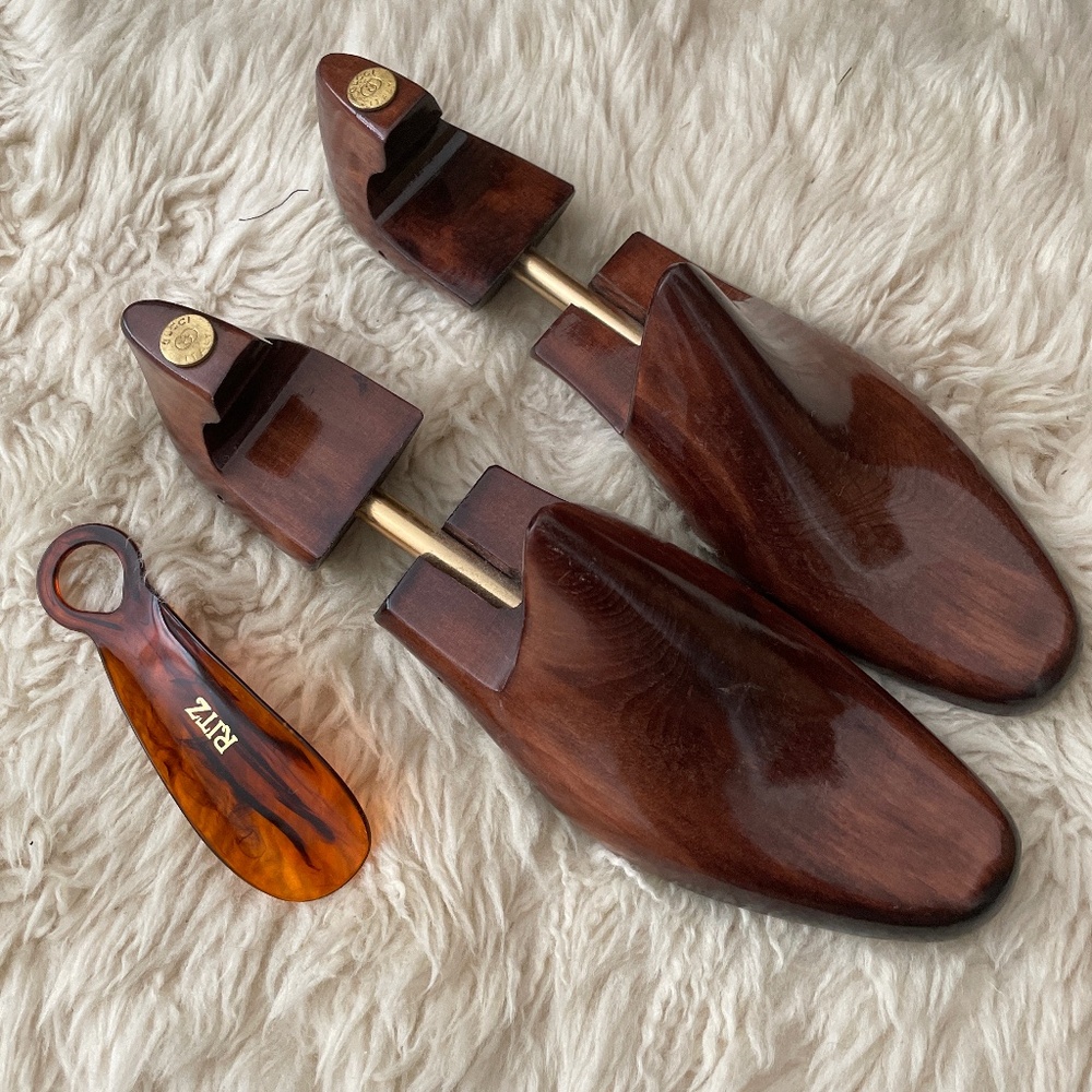 Gucci Vintage Shoe Trees and ritz shoe horn